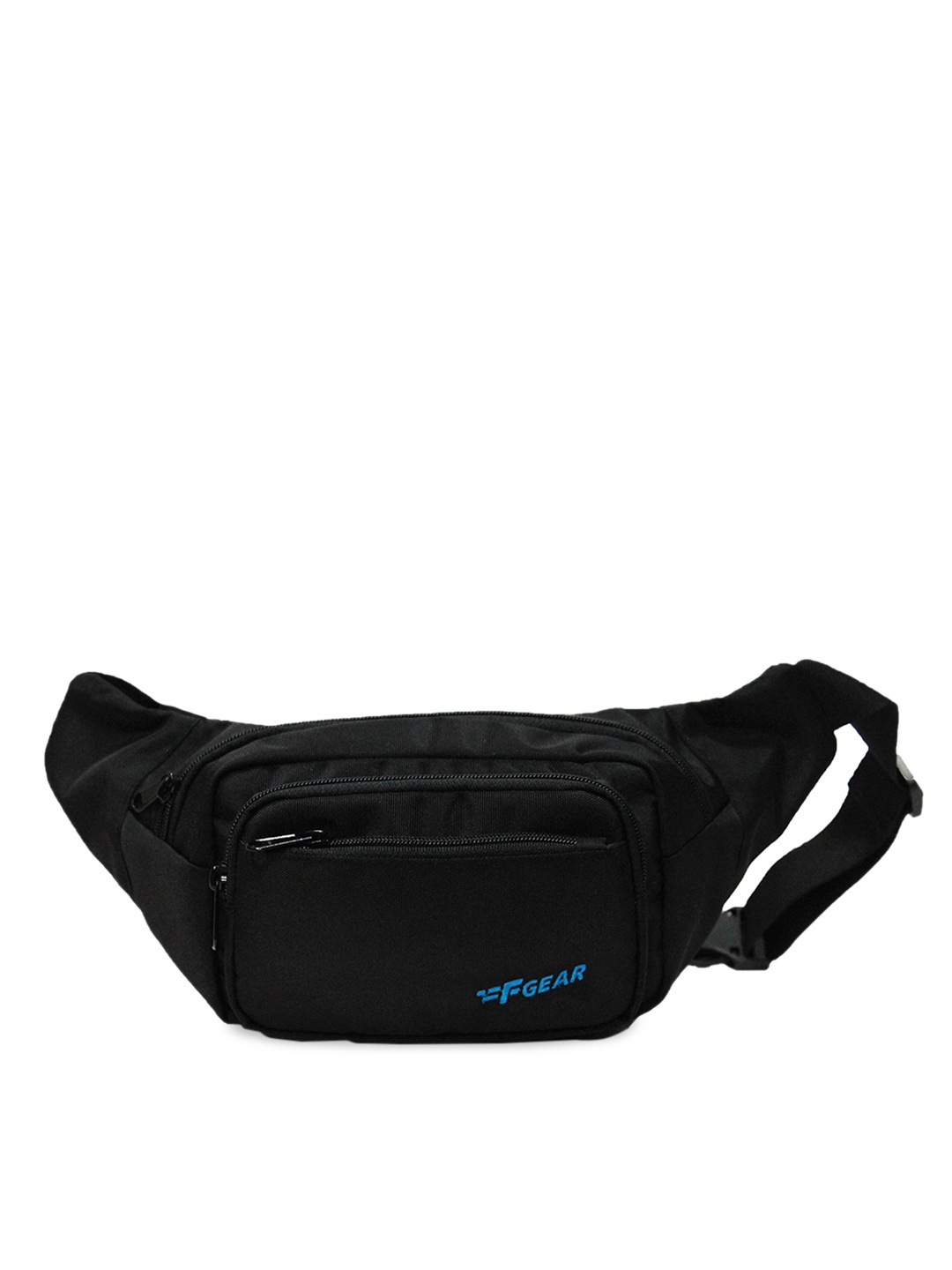 

F Gear Unisex Black Solid Miles Guc Waist Pouch