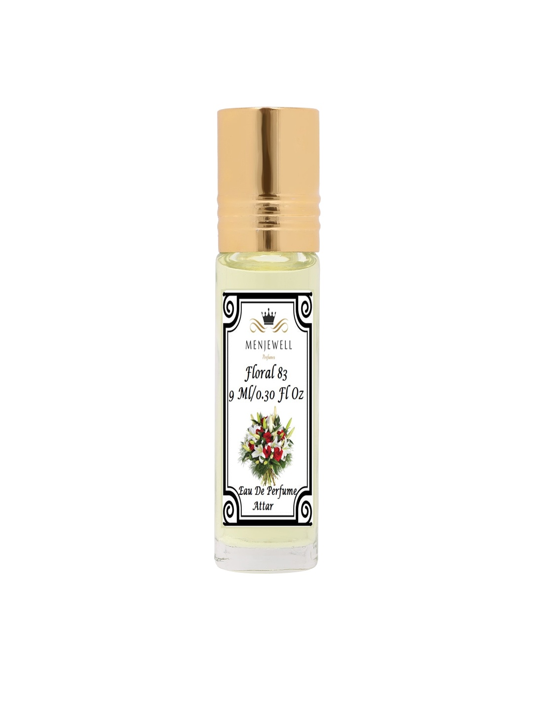 

Menjewell Floral Natural Attar - 9 ml, Transparent
