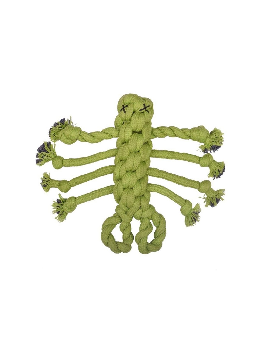 

Poochles Green Lobster Shaped Rope Dog Toy