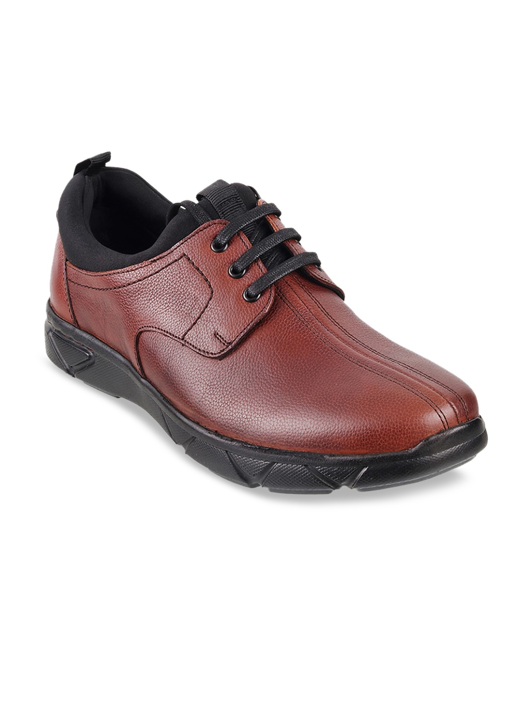 

Metro Men Brown Leather Derbys
