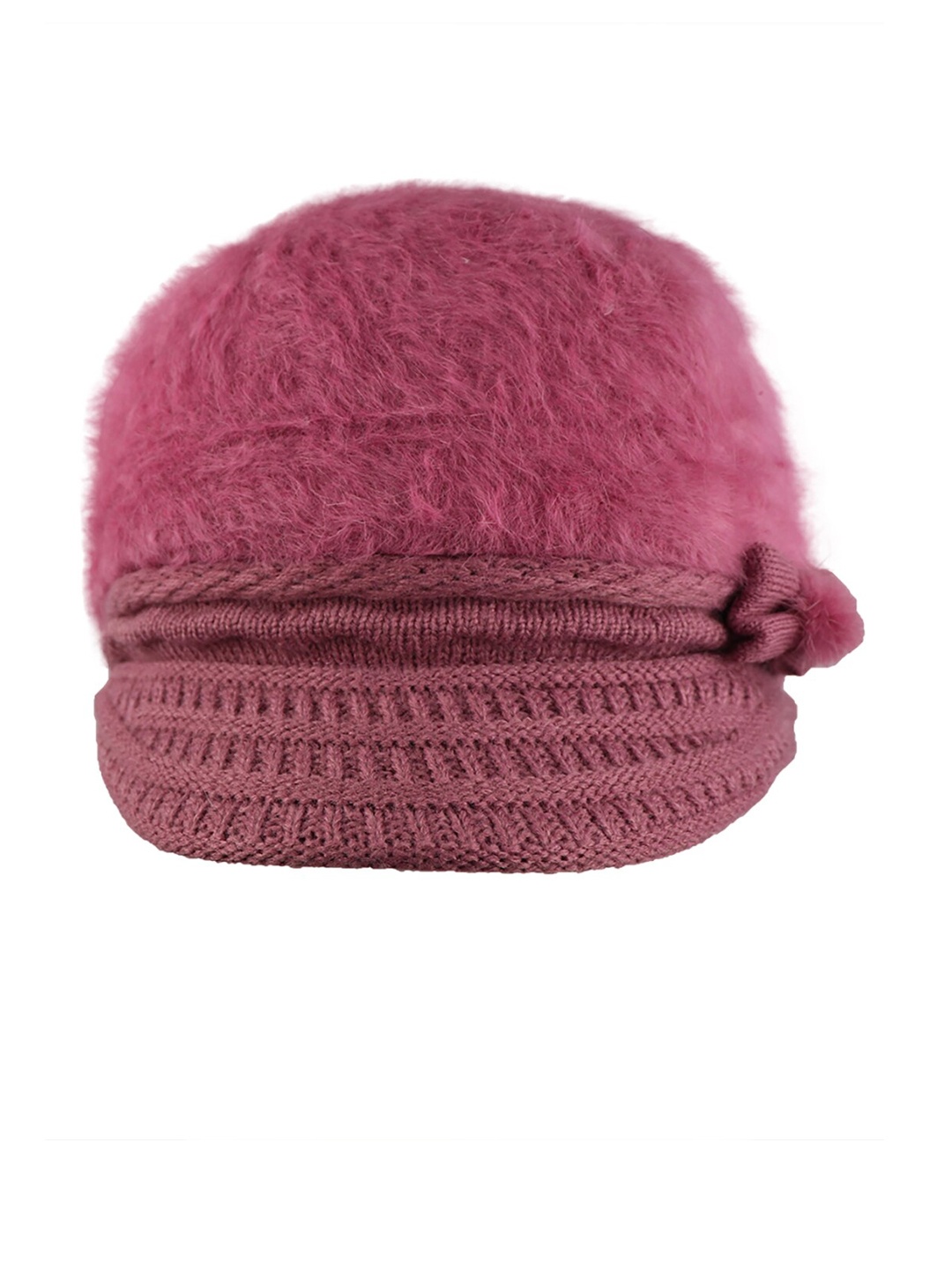 

iSWEVEN Unisex Pink Solid Woven Expandable Visor Cap
