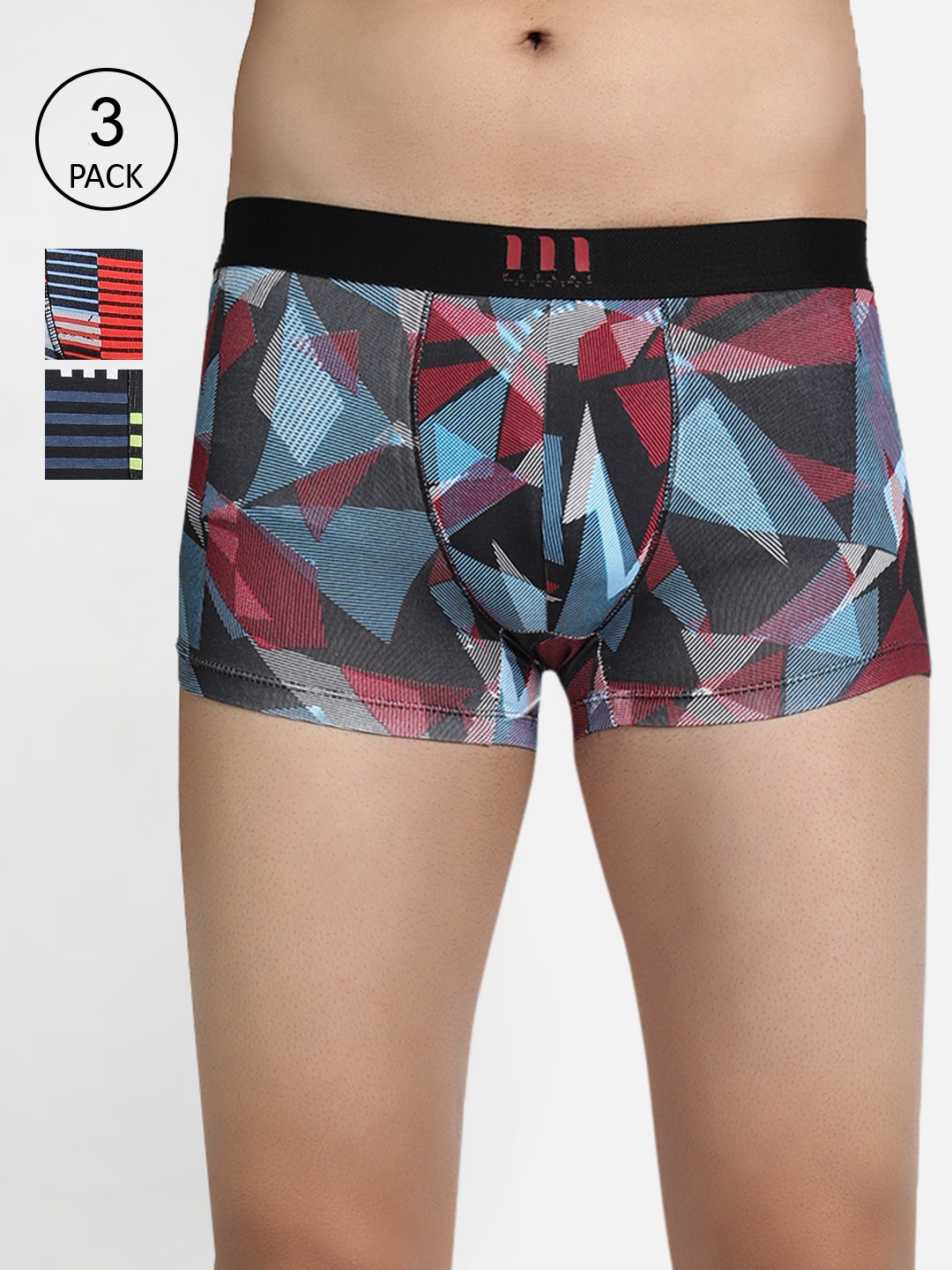 

MERLOT Men Pack of 3 Assorted Trunks Arriv_006-007-008-P3