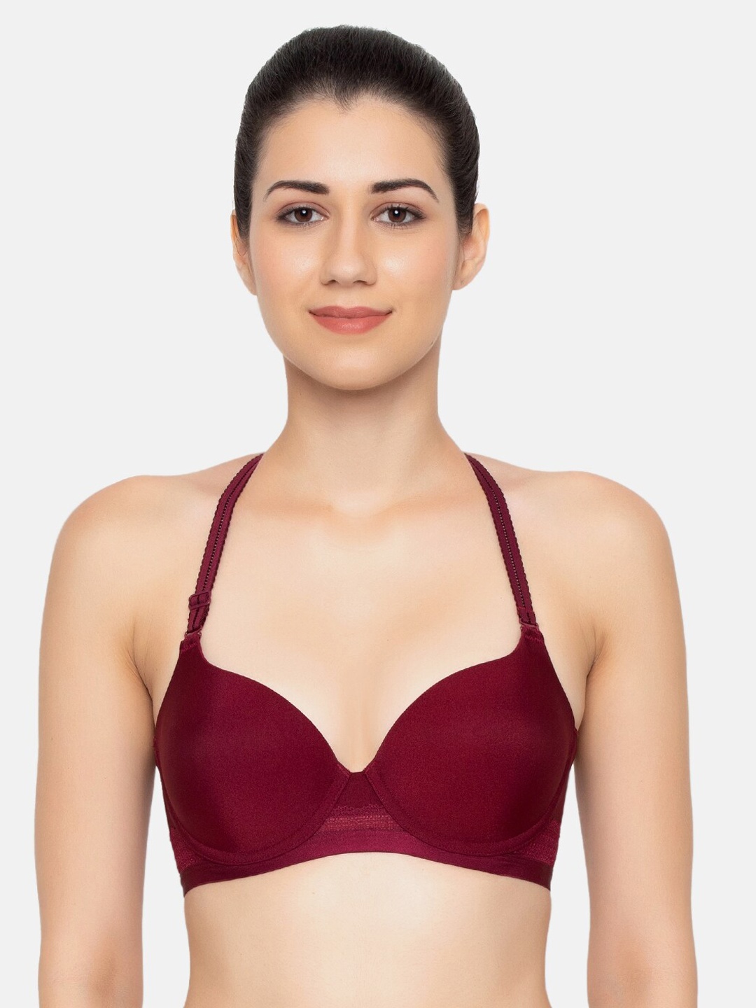 

Triumph Padded Wired Seamless Silhoutte T-shirt Bra, Red