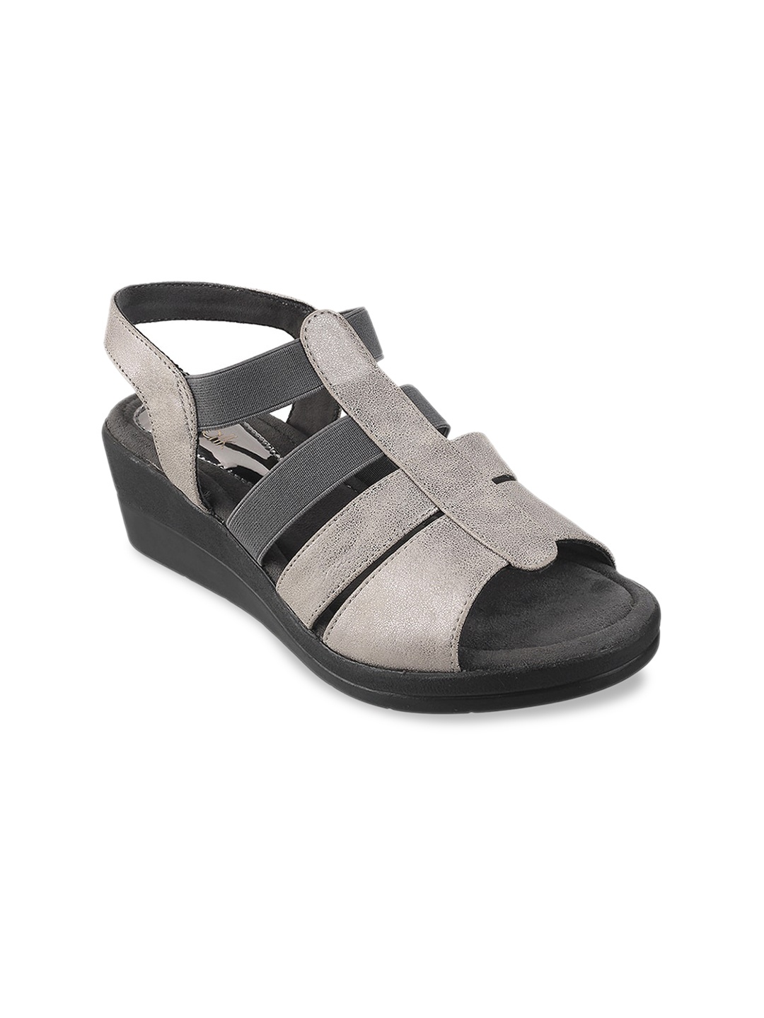 

Catwalk Women Silver-Toned Colourblocked Peep Toes