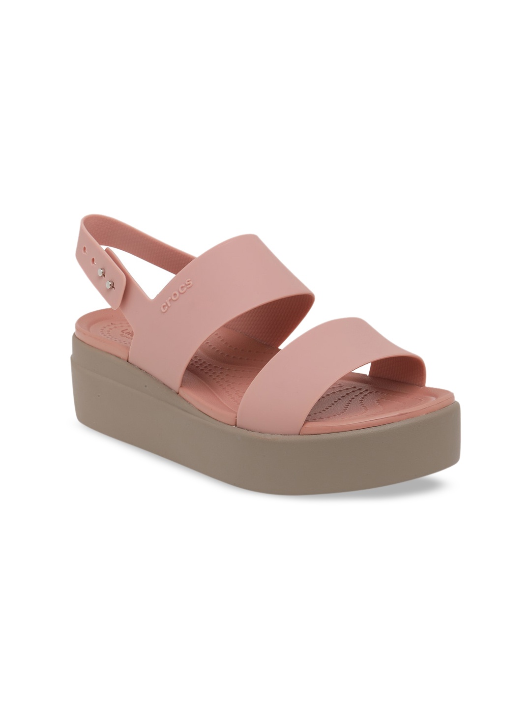 

Crocs Brooklyn Women Pink Solid Heels