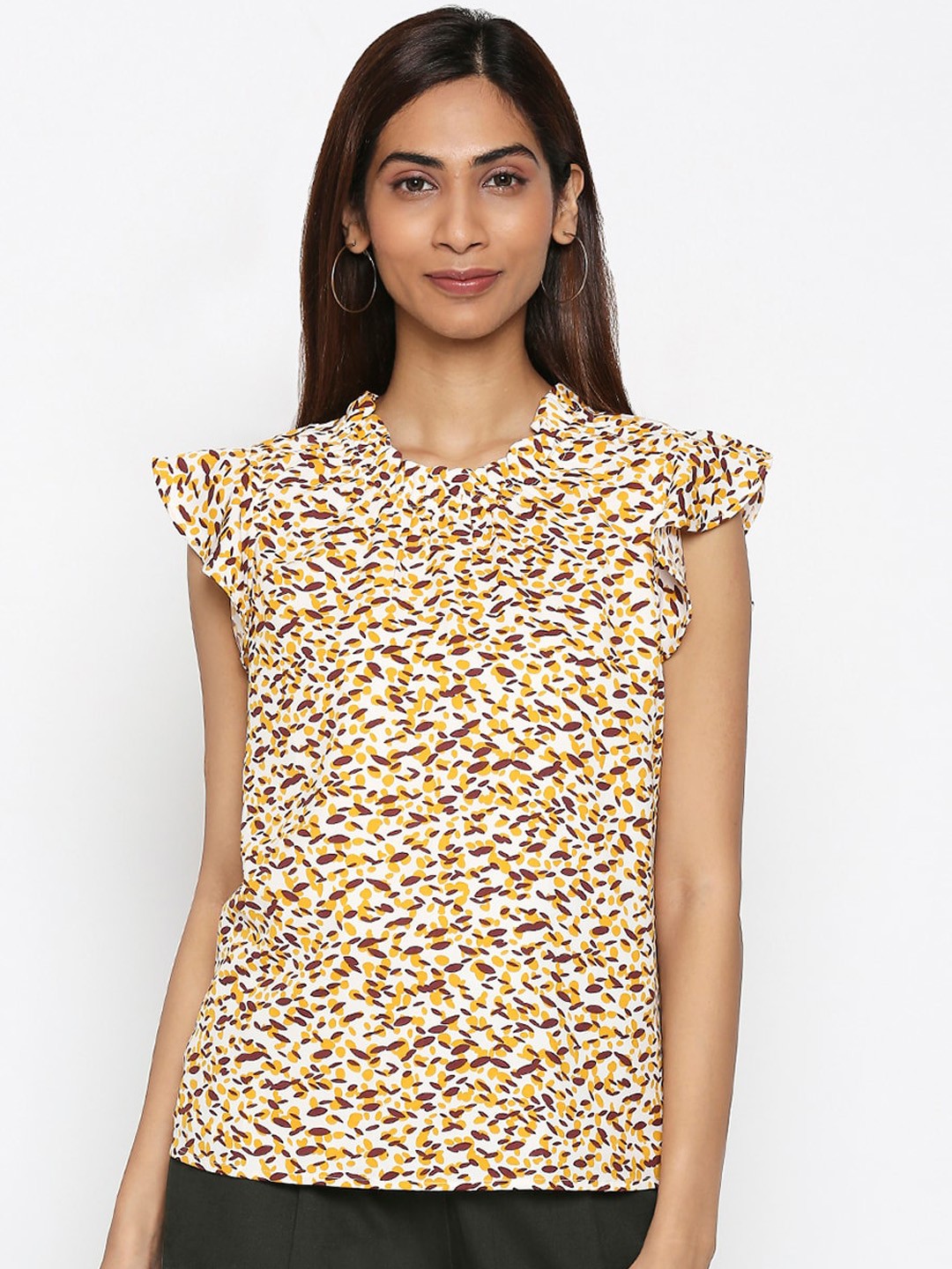 

Honey by Pantaloons Women White Printed Top