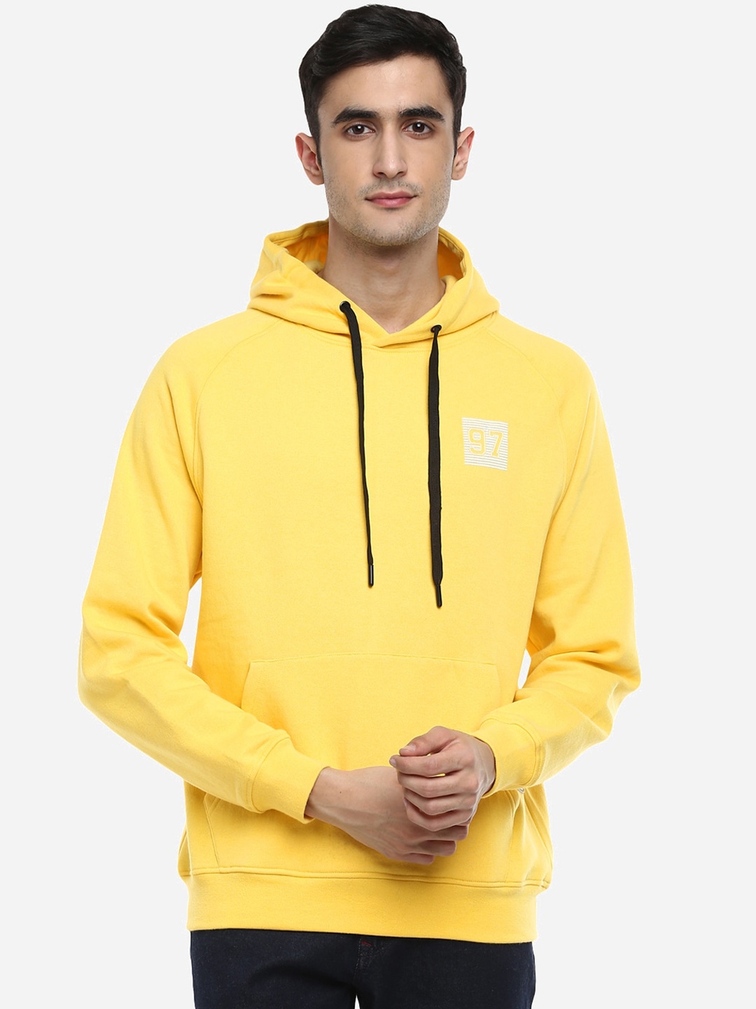 

Red Chief Men Yellow Solid Sweatshirt