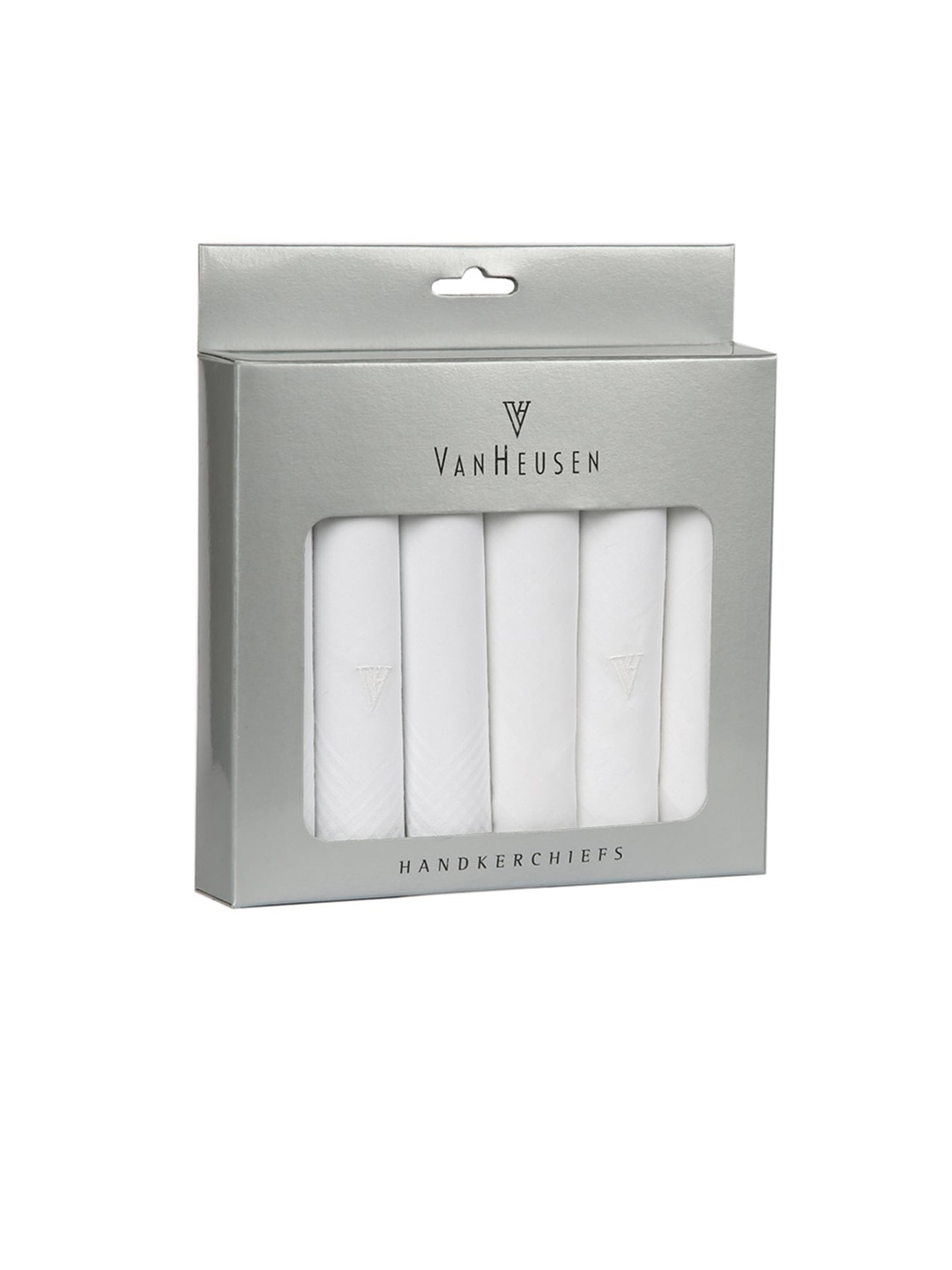 

Van Heusen Men Pack Of 6 White Solid Accessory Gift Set