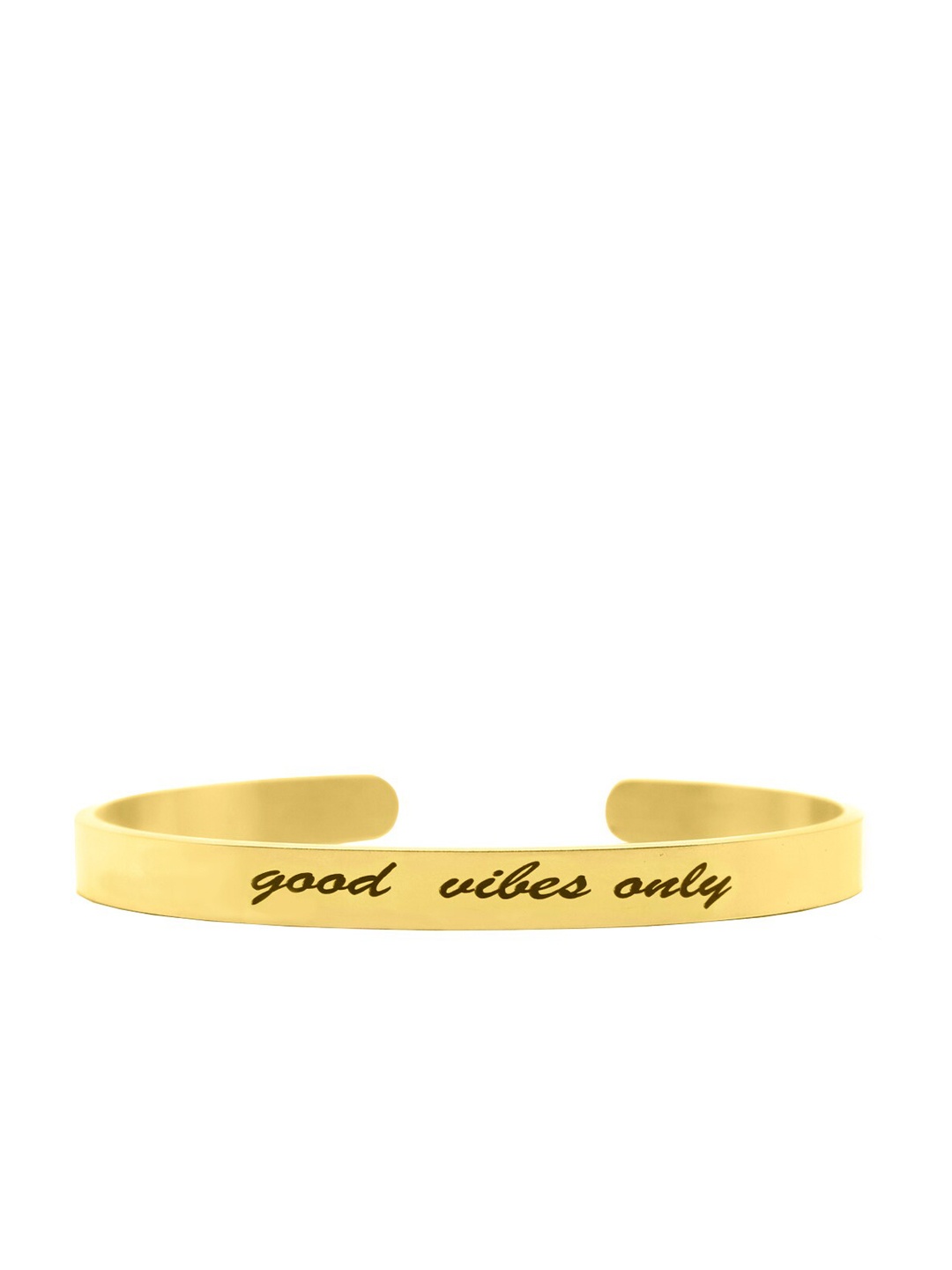 

JOKER & WITCH Gold-Plated Black Cuff Bracelet