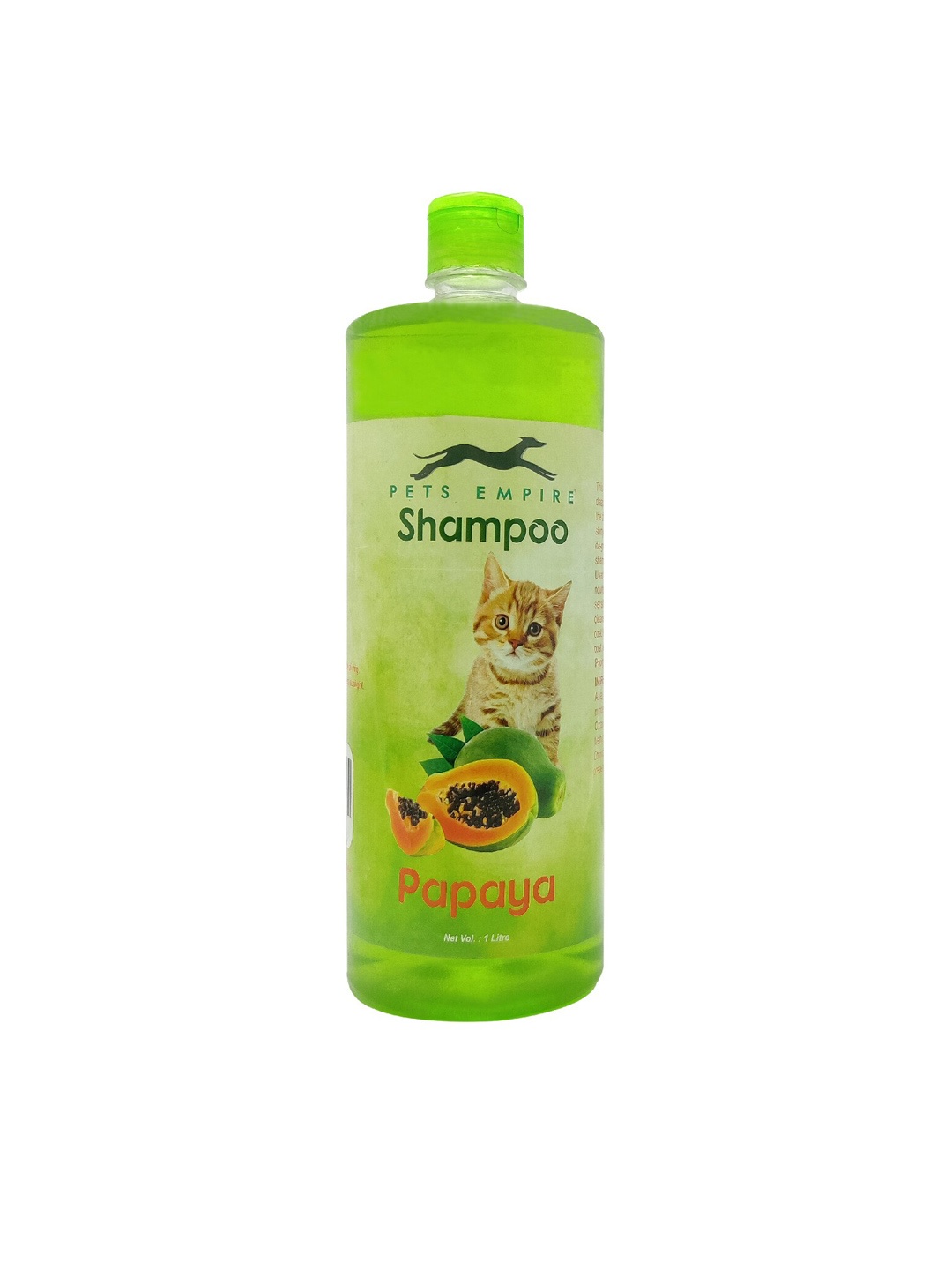 

Naturally Organic Body Shampoo for Pets,Pack of 1 (Papaya, 1000ML), Green