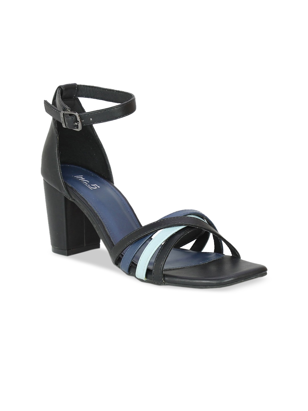 

Inc 5 Women Black Solid Block Heels