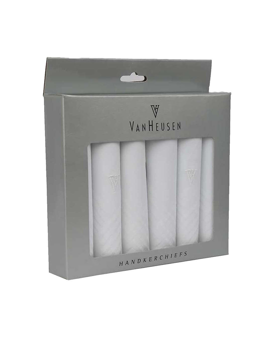 

Van Heusen Men Pack Of 6 White Solid Accessory Gift Set