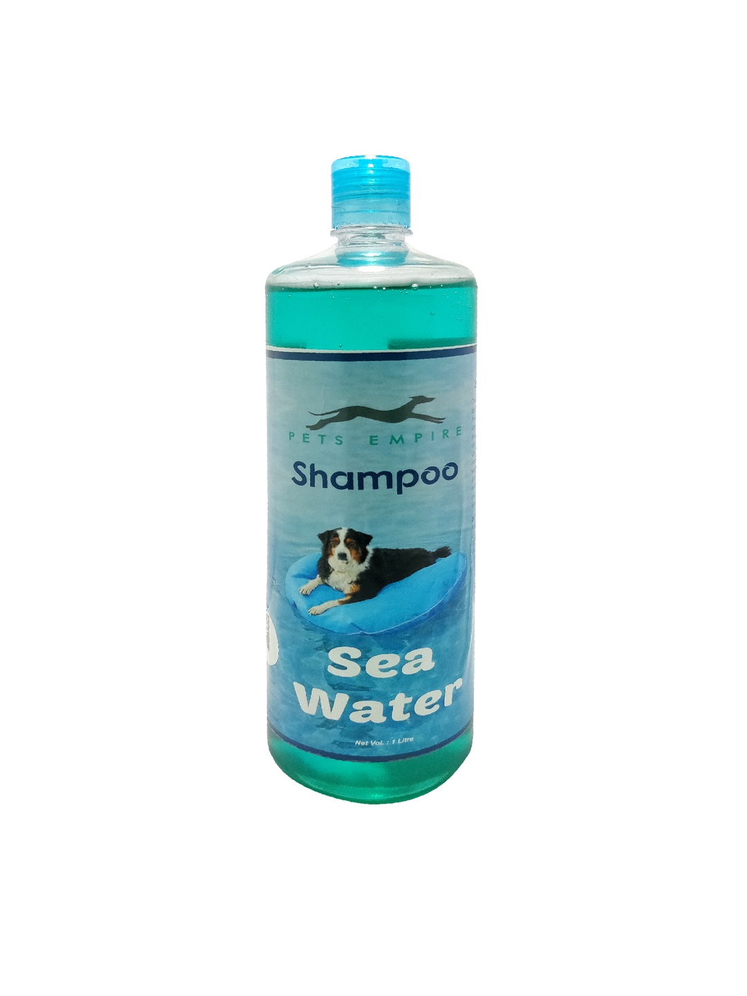 

PETS EMPIRE Naturally Organic Sea Water Pet Body Shampoo 1000ml, Blue