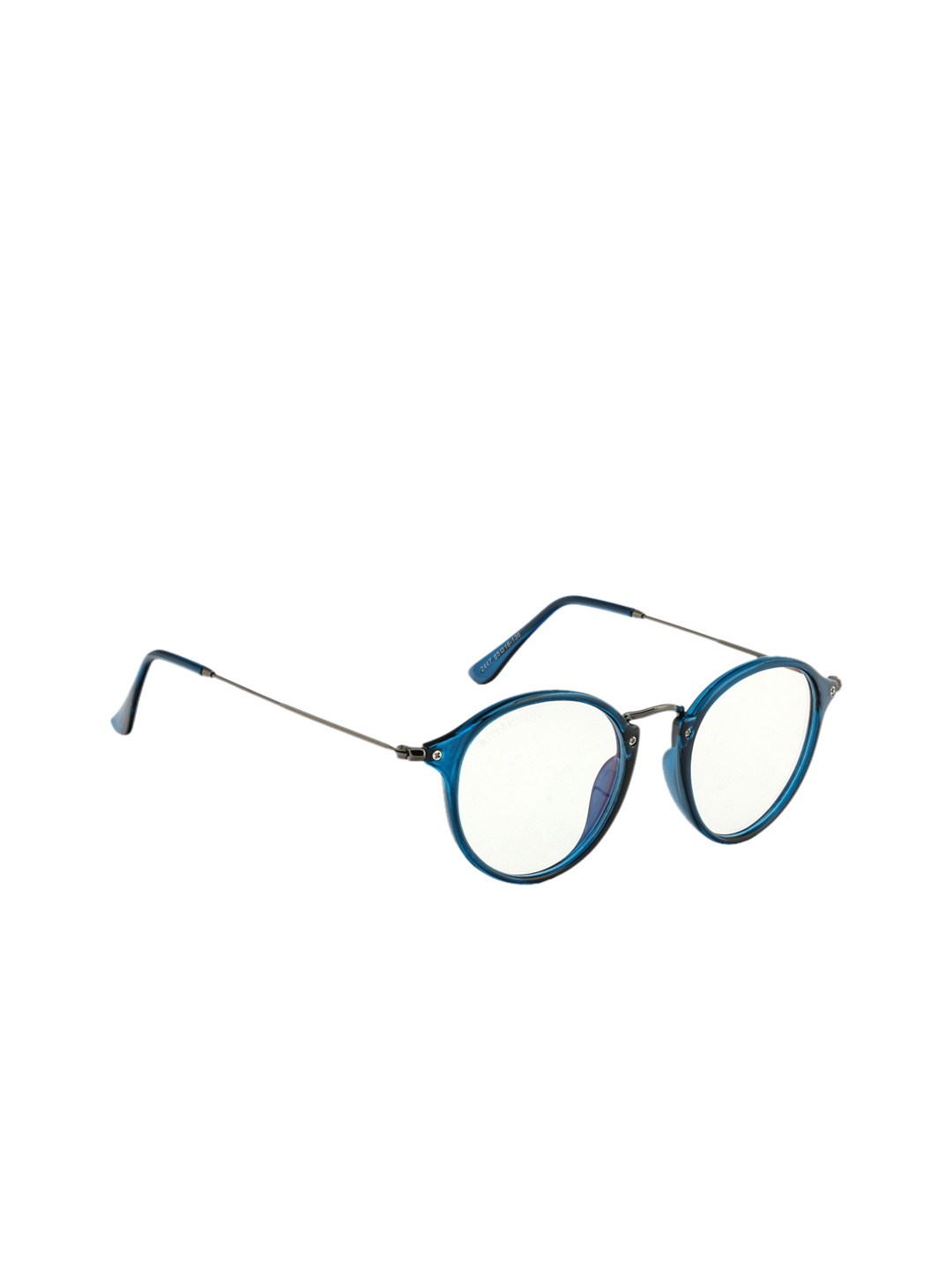 

ROYAL SON Men Solid Round Blue Light Block Full Rim Spectacle Frames SF0010-C4