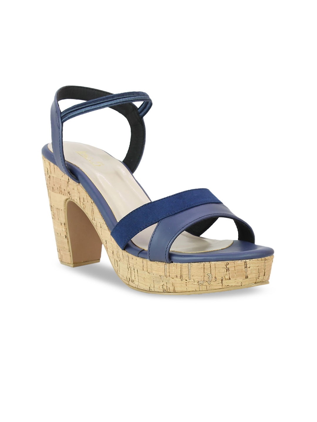 

Inc 5 Women Navy Blue Solid Heels