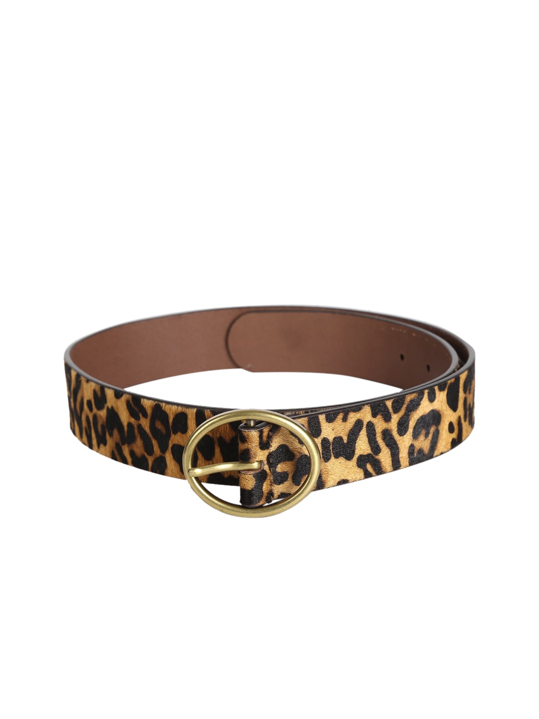 

AMERICAN EAGLE OUTFITTERS Women Brown & Black Printed Leather Belt