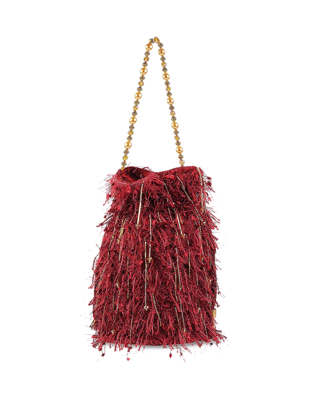 

Metro Maroon Solid Tote Bag