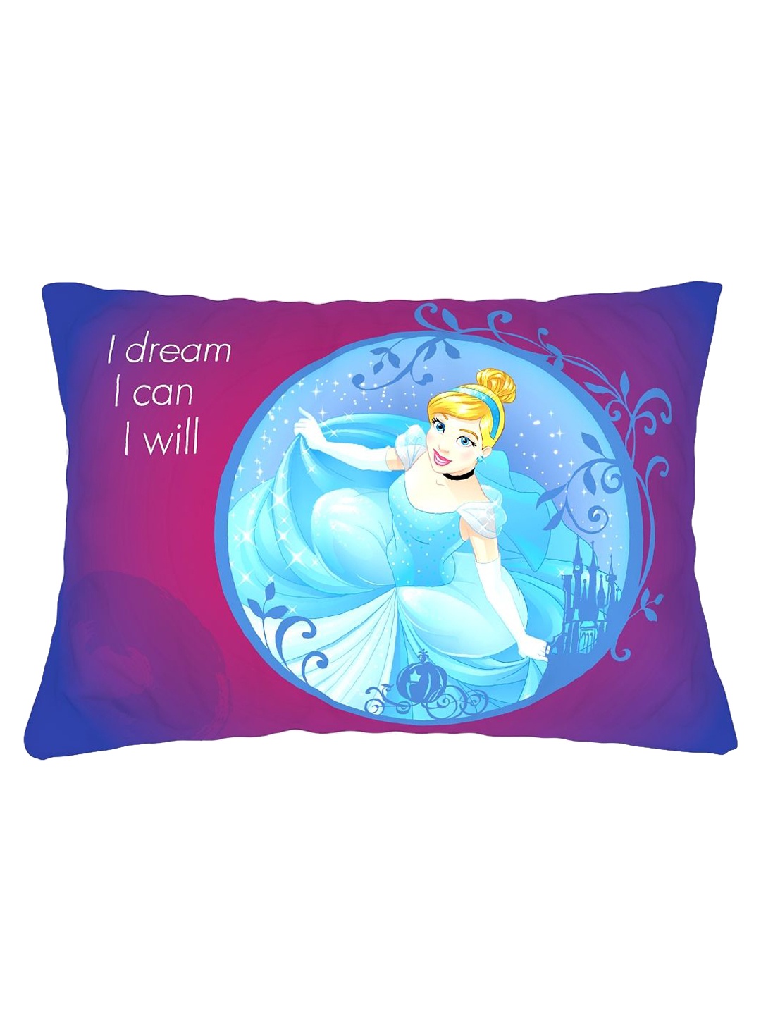 

Disney Kids Setof 2 Purple & Blue Digitally Printed Pillow Covers