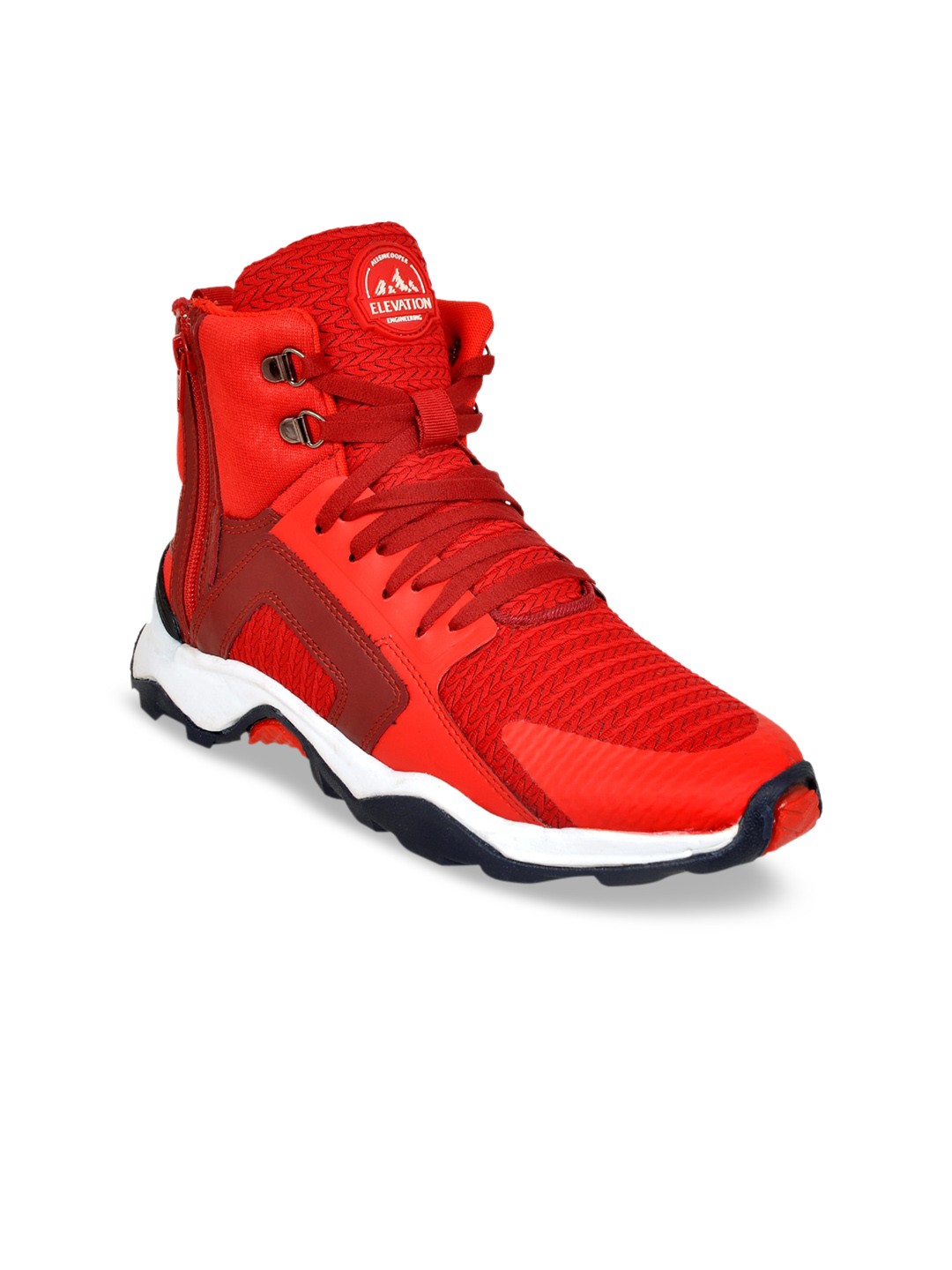 

Allen Cooper Men Red Solid Trekking Shoes
