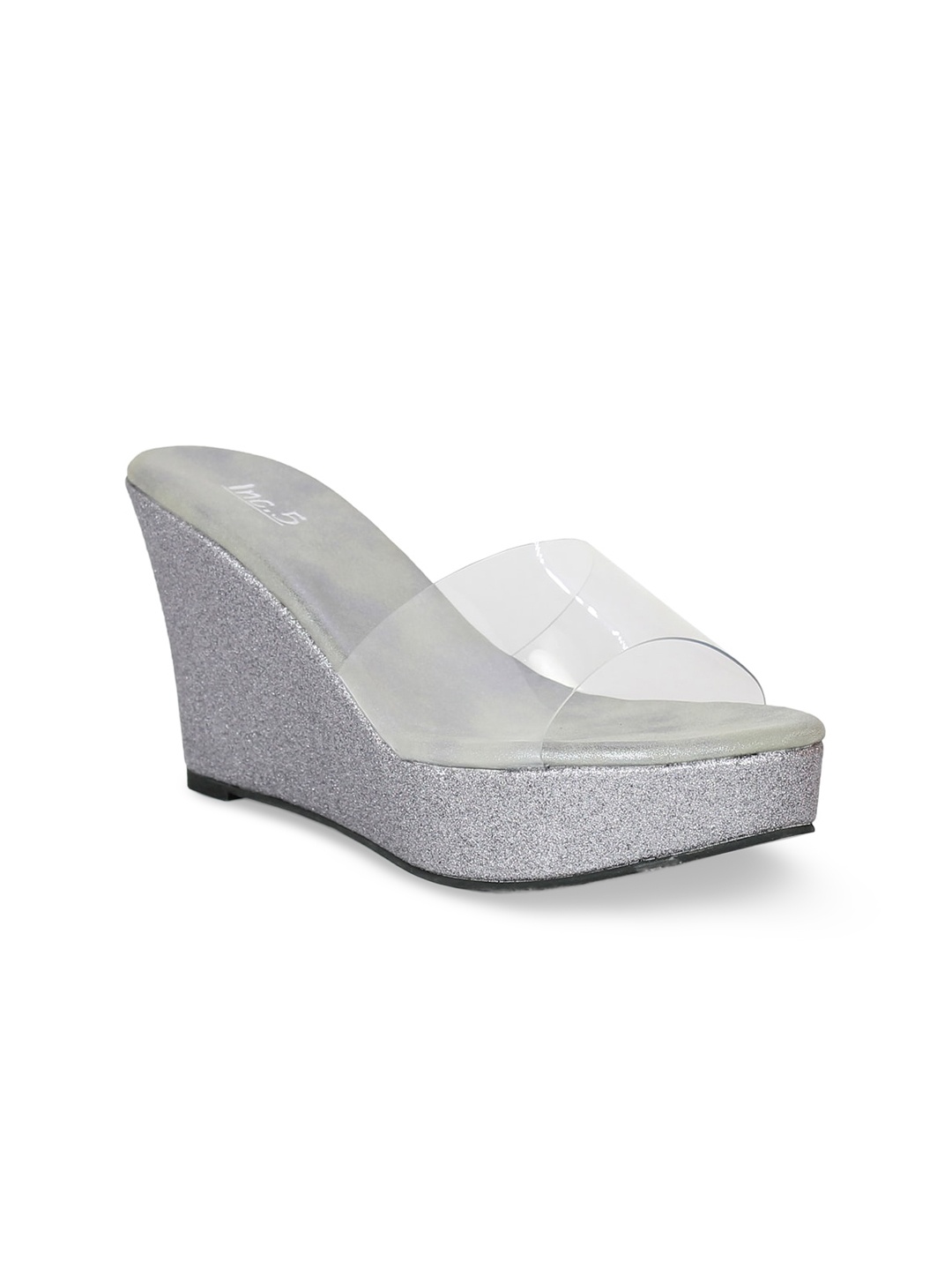 

Inc 5 Women Grey Solid Sandals