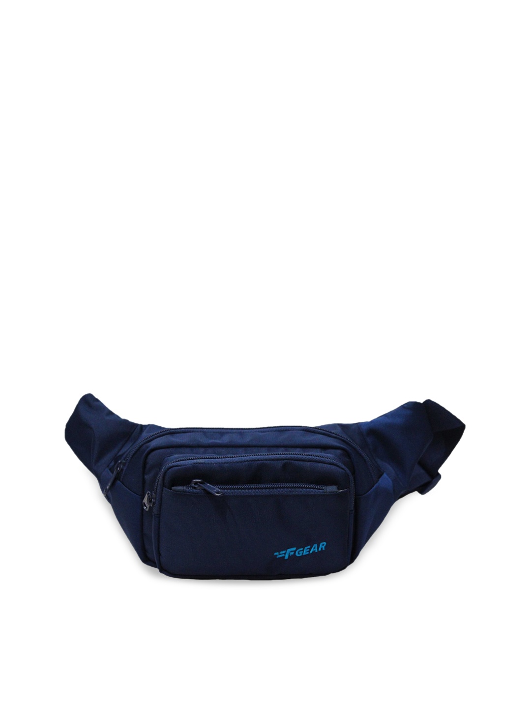 

F Gear Unisex Navy Blue Solid Miles Guc Waist Pouch