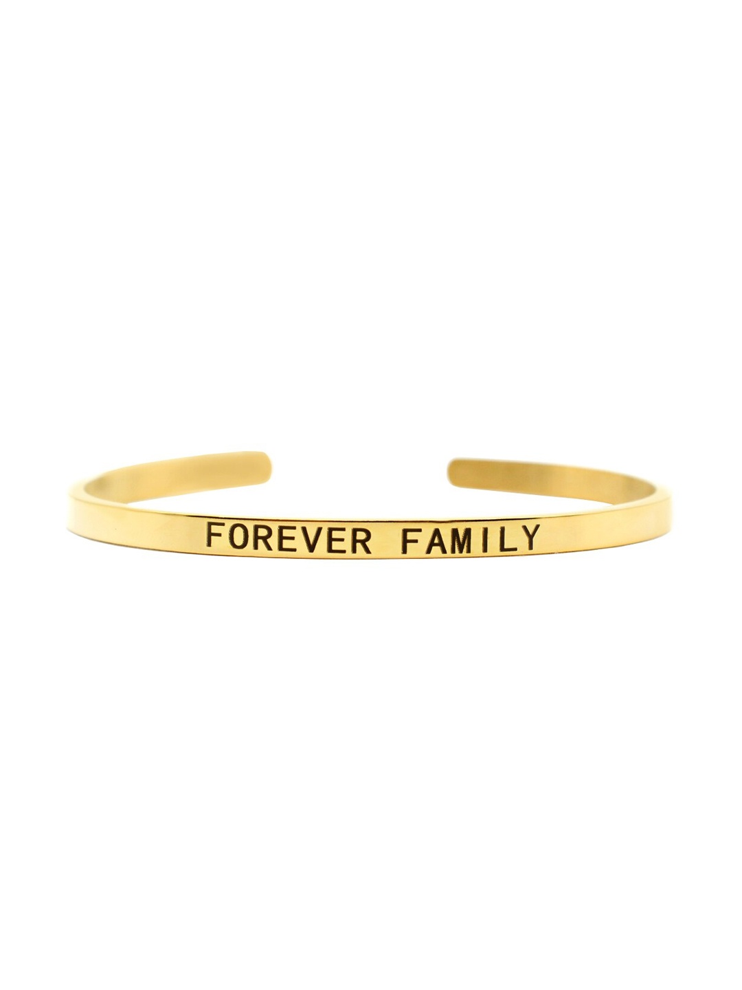 

JOKER & WITCH Gold-Plated & Black Forever Family Gold Mantra Band