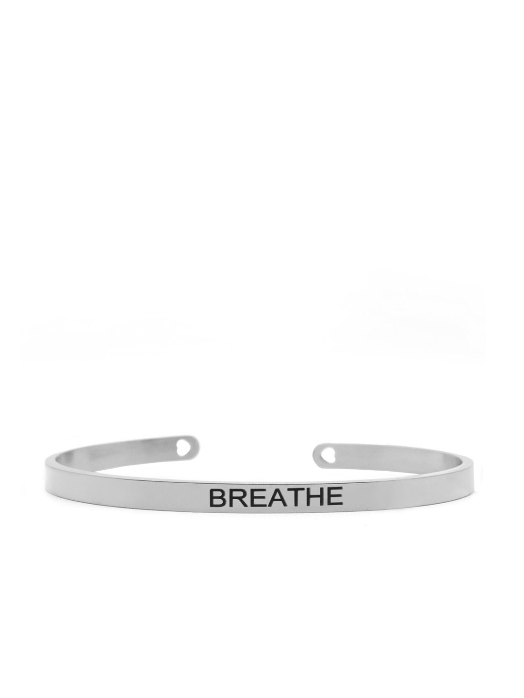 

JOKER & WITCH Silver-Plated Black Cuff Bracelet