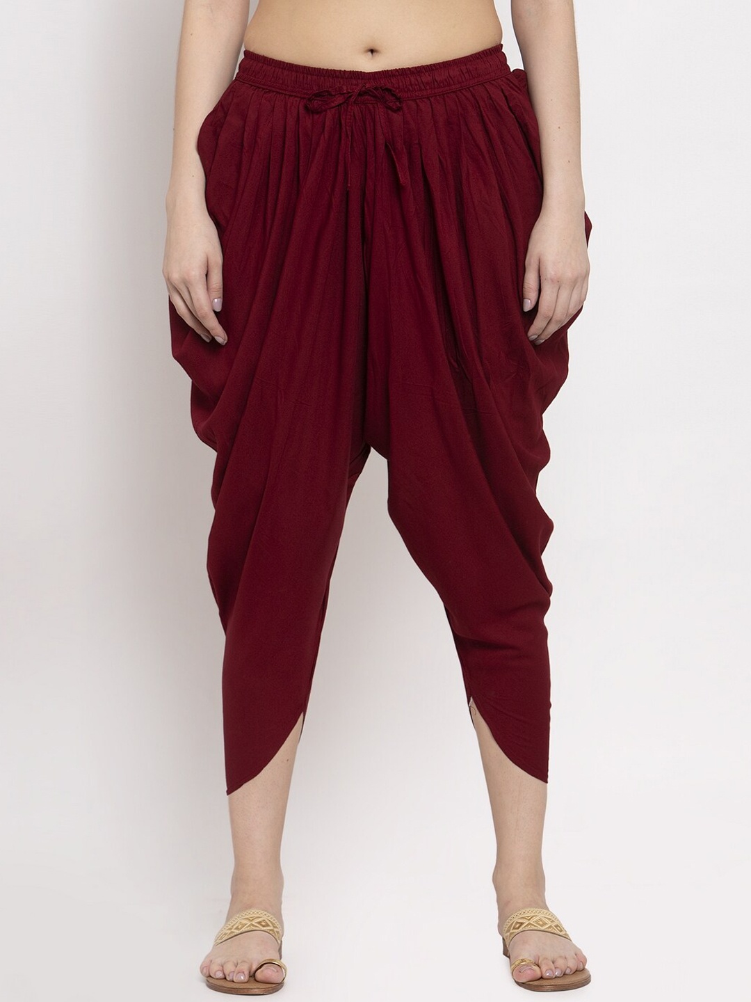 

Women Women Maroon Solid Dhoti Salwar