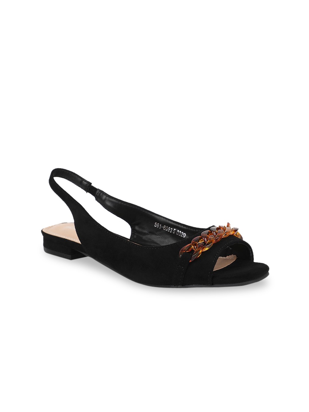 

Marie Claire Women Black Embellished Block Heels