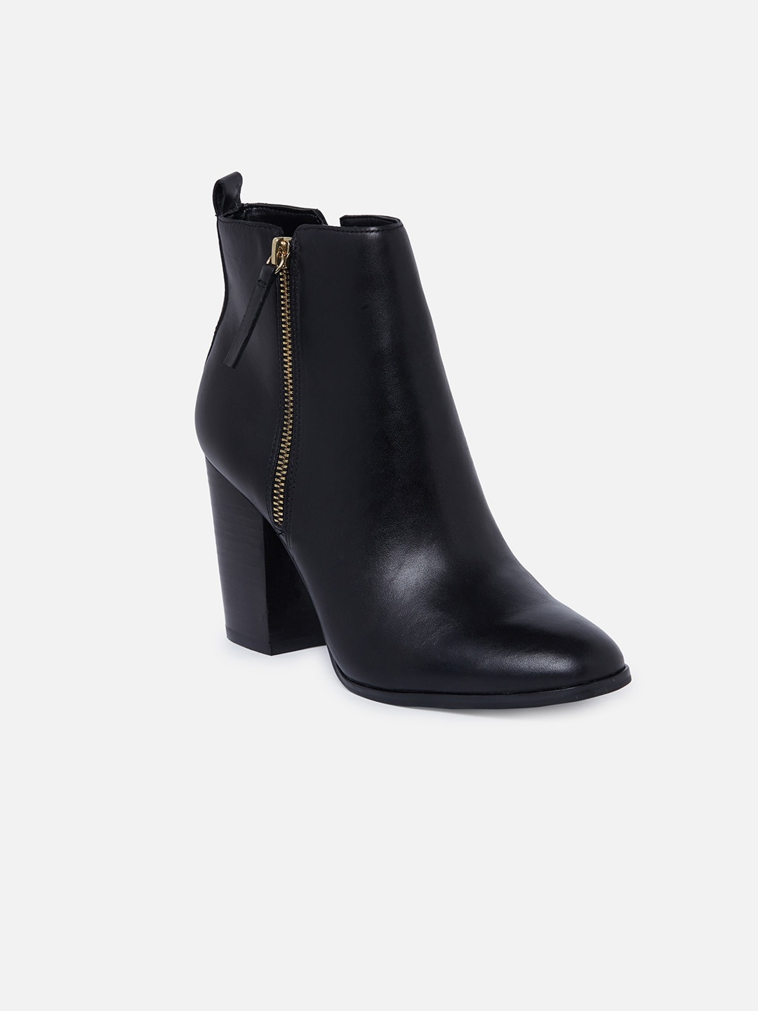 

ALDO Women Black Solid Heeled Boots