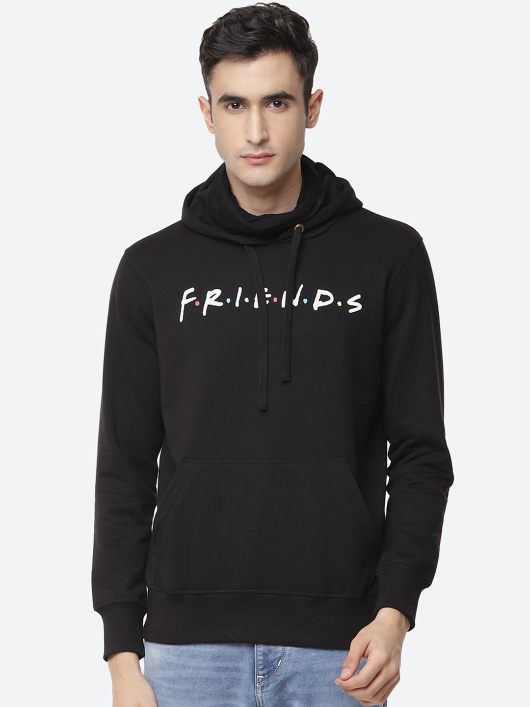 

Free Authority Men Black Friends Printed Sweatshirt
