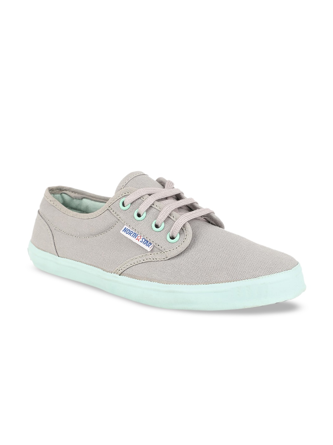 

Bata Women Grey Solid Sneakers