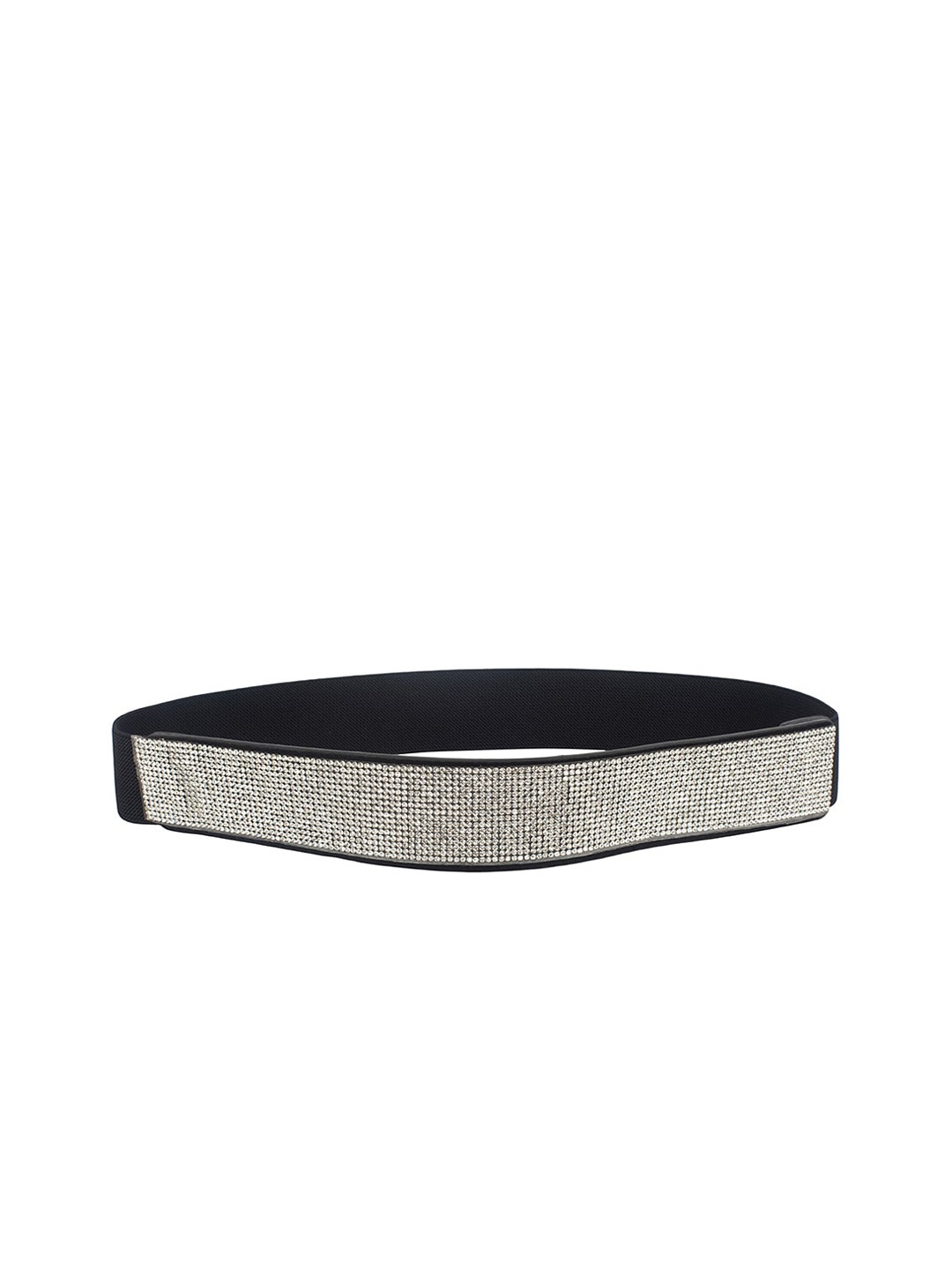 

CRUSSET Women Black & White Embellished Belt