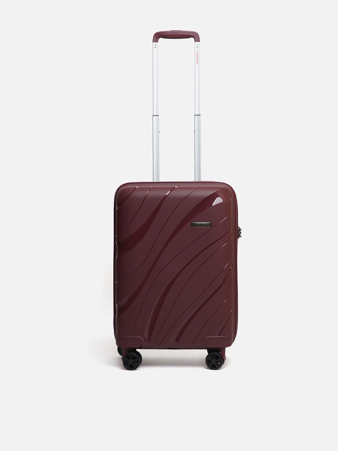 

Wildcraft Agena Solid Cabin Trolley Bag, Red