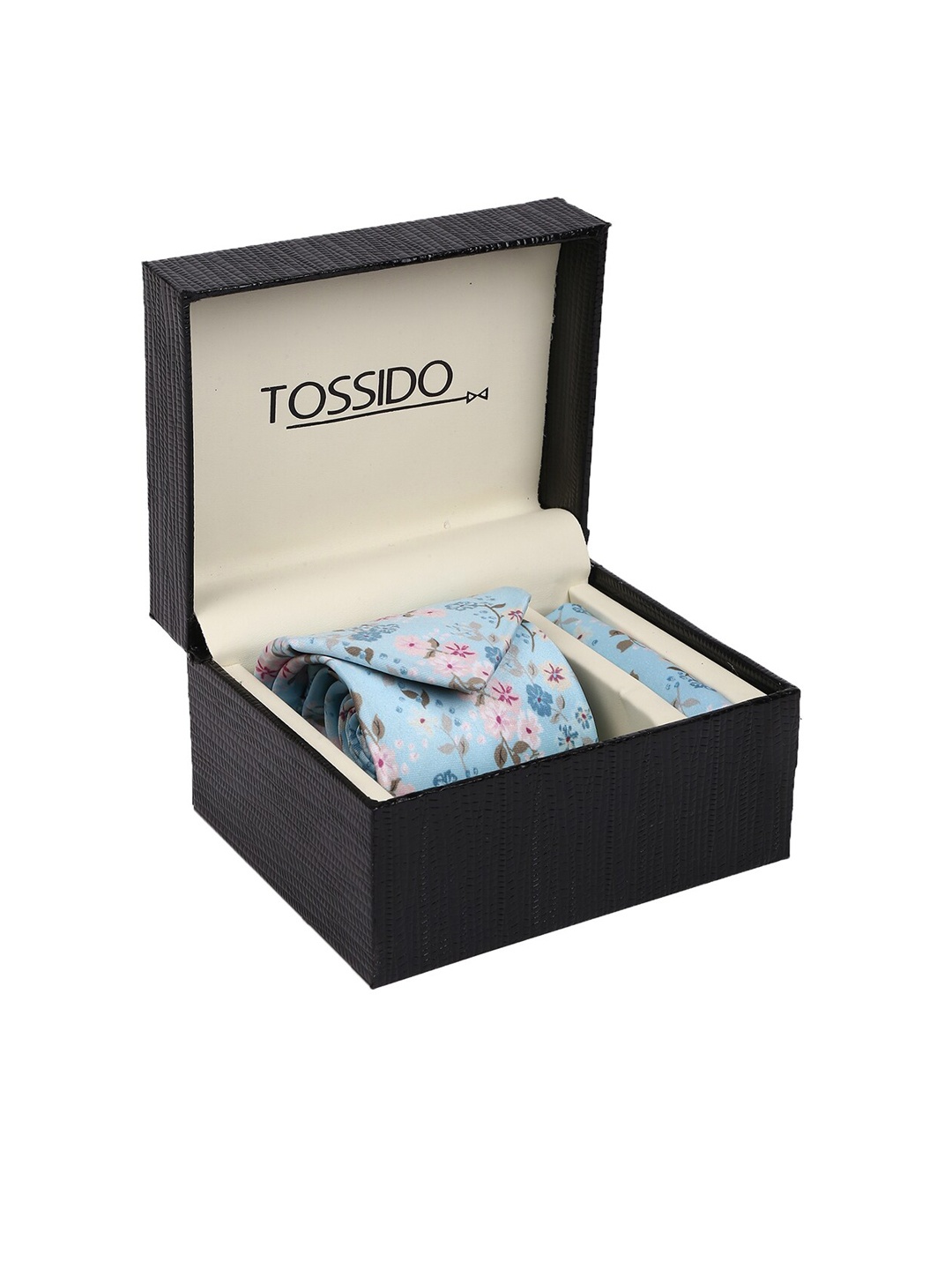 

Tossido Men Blue & Pink Printed Accessory Gift Set