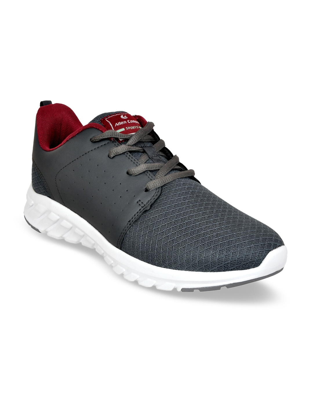 

Allen Cooper Men Grey Running Shoes