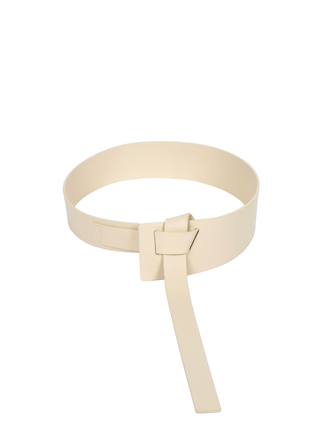 

CRUSSET Women Cream-Coloured Solid Belt
