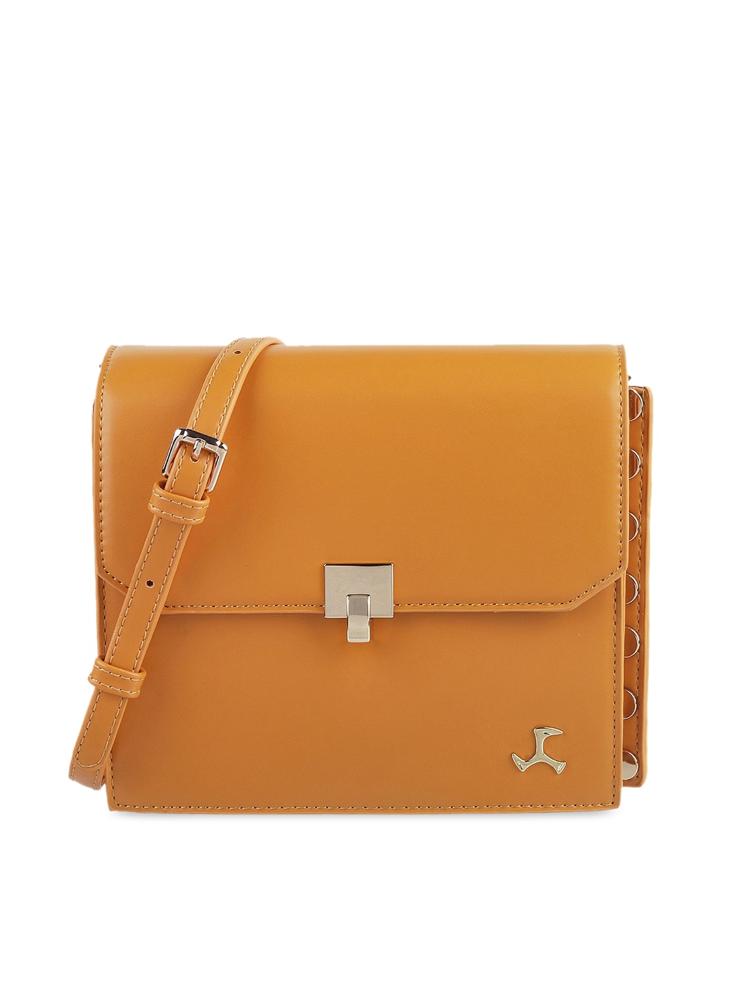 

Mochi Yellow Solid Sling Bag