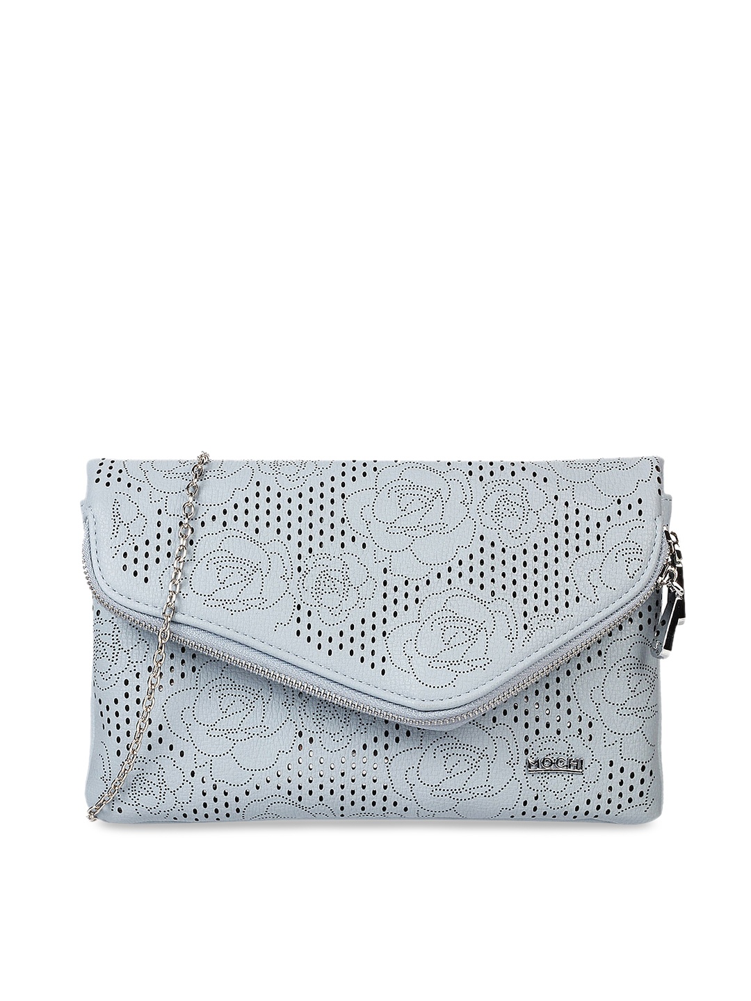 

Mochi Blue Self Design Sling Bag