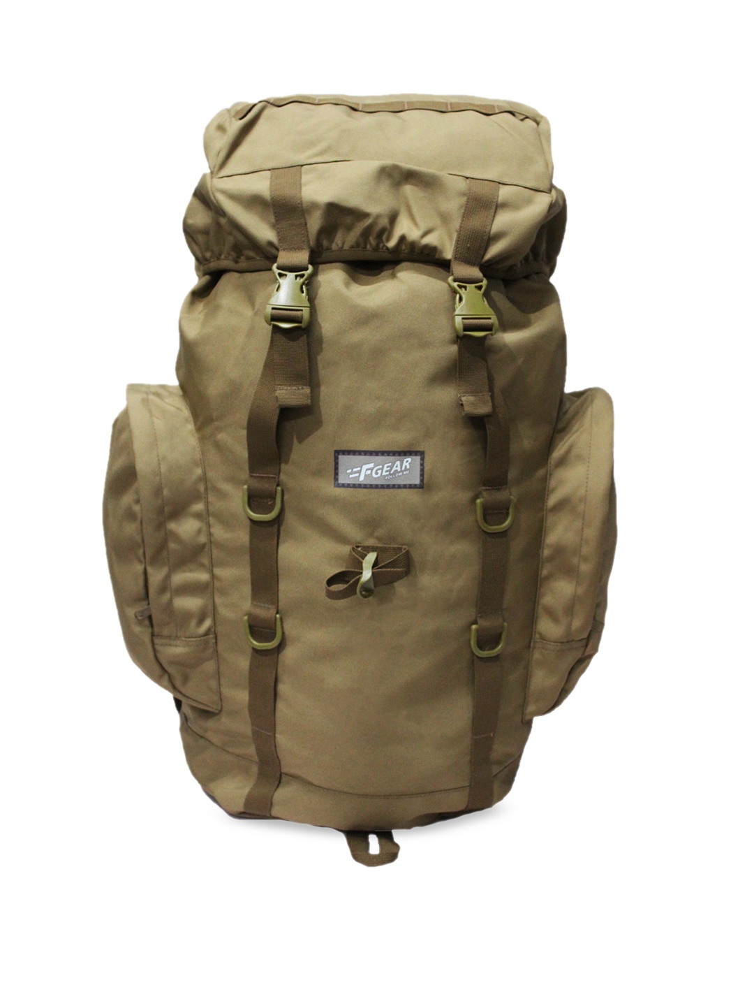 F Gear Unisex Khaki Solid Rucksack