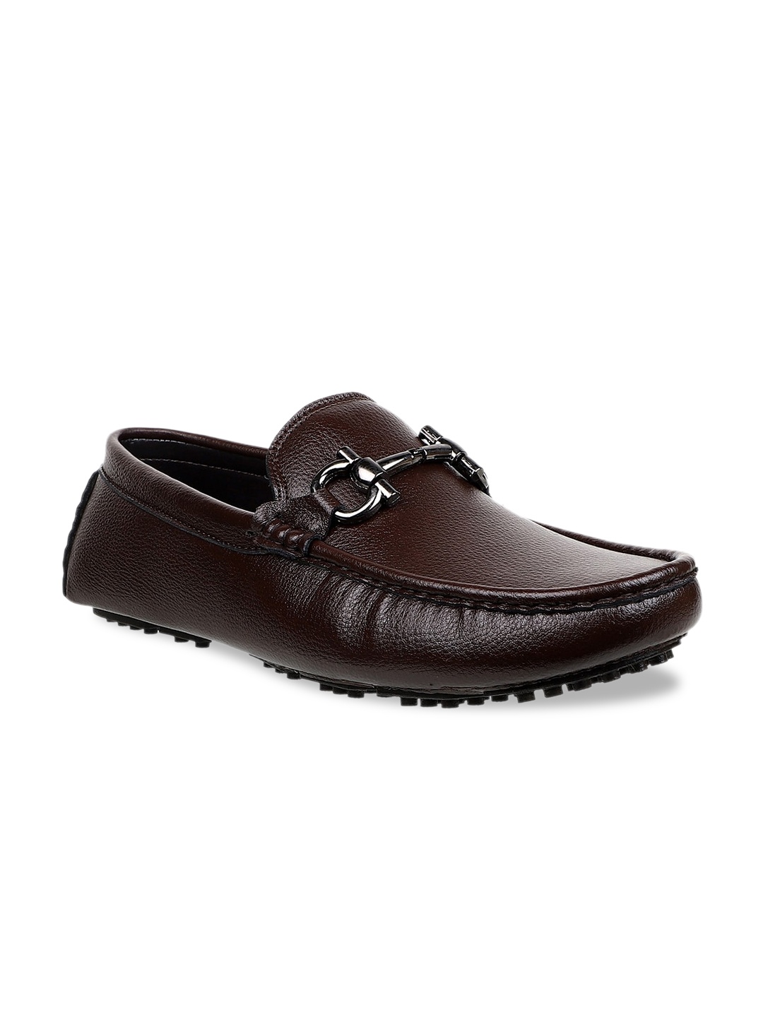 

Carlton London Men Brown Solid Loafers