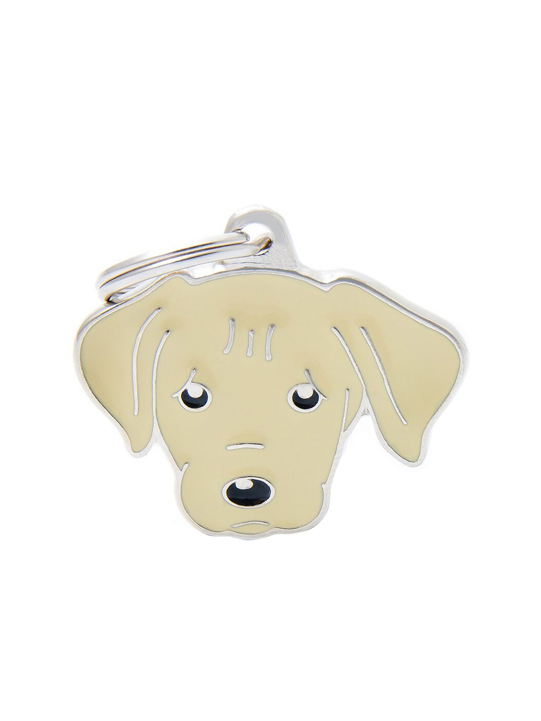 

PawsnCollars Cream-Coloured Labrador Name Tag