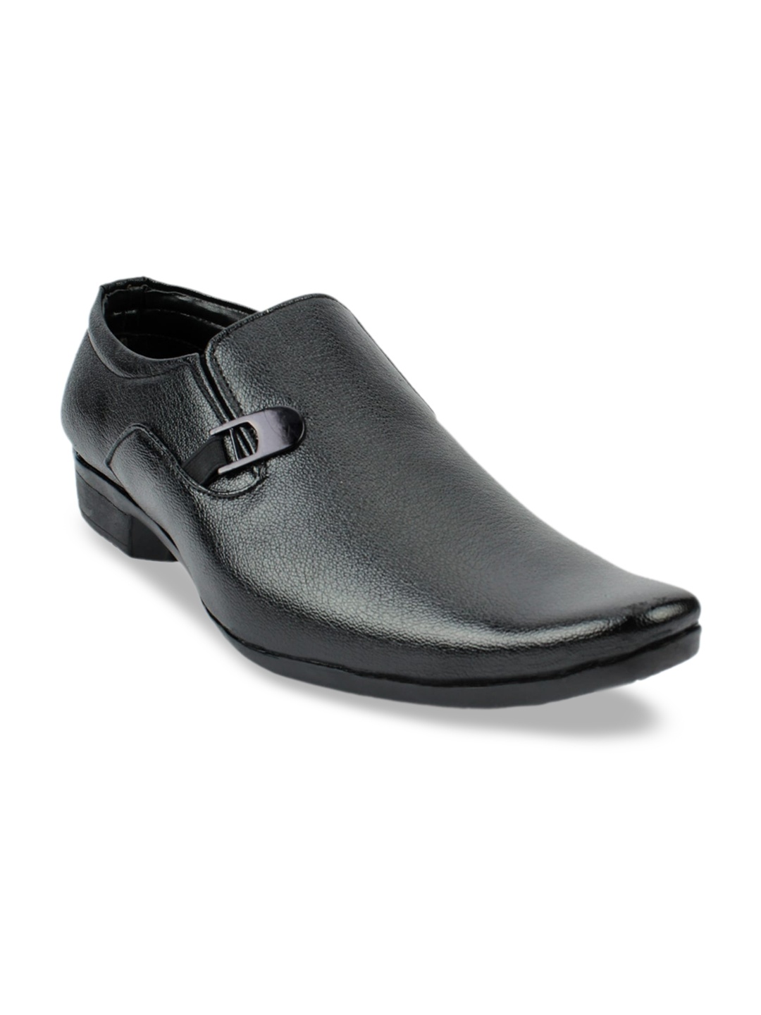 

Fashion Victim Men Black Solid Formal Slip-Ons