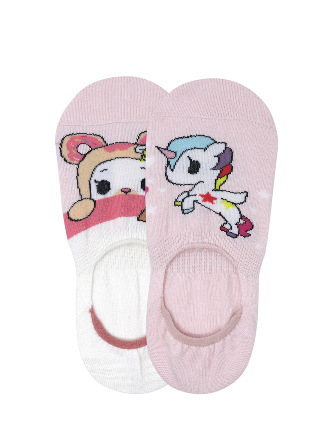 

Balenzia x Tokidoki Women Pack Of 2 Patterned Shoe-Liners, Pink