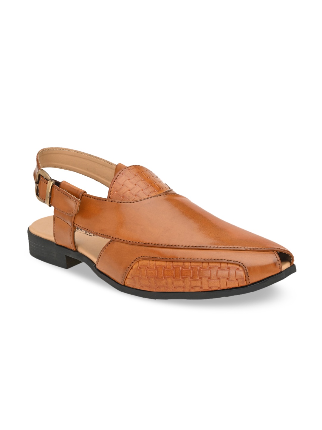 

San Frissco Men Tan Brown Fisherman Sandals