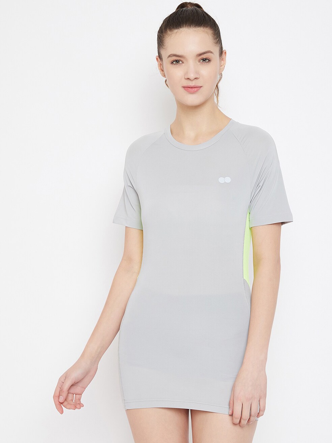

Clovia Sports T-shirt Dress, Grey