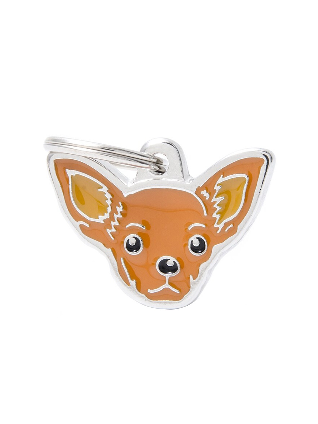 

PawsnCollars Brown Chihuahua Name Tag