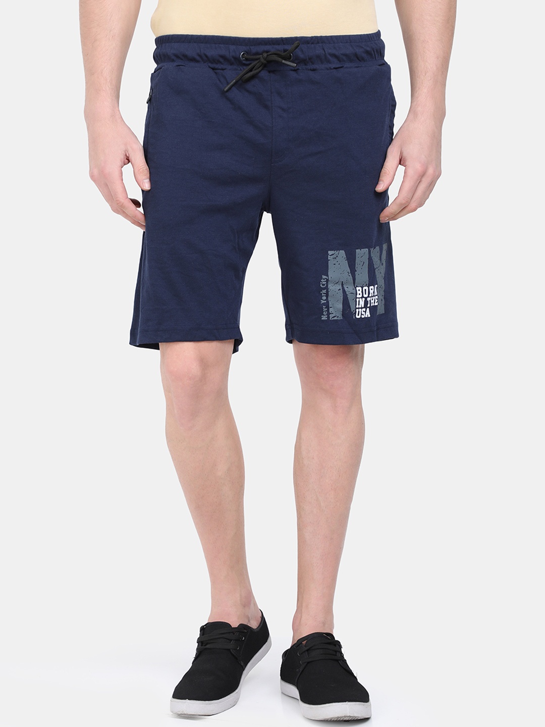 

Fruit of the Loom Straight Fit Cotton Shorts, Blue