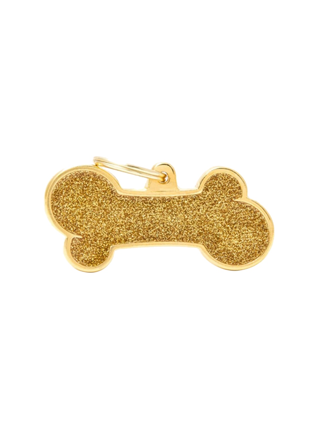 

PawsnCollars Gold-Toned Glitter Bone Name Tag
