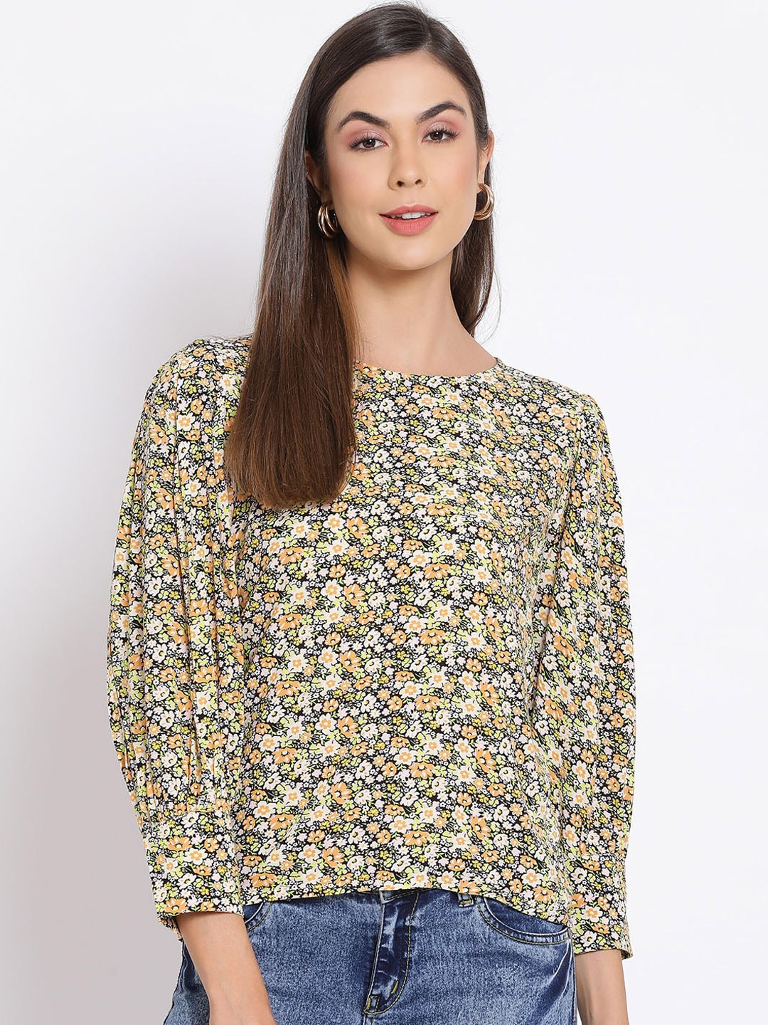 

Oxolloxo Women Multicoloured Printed Top, Multi